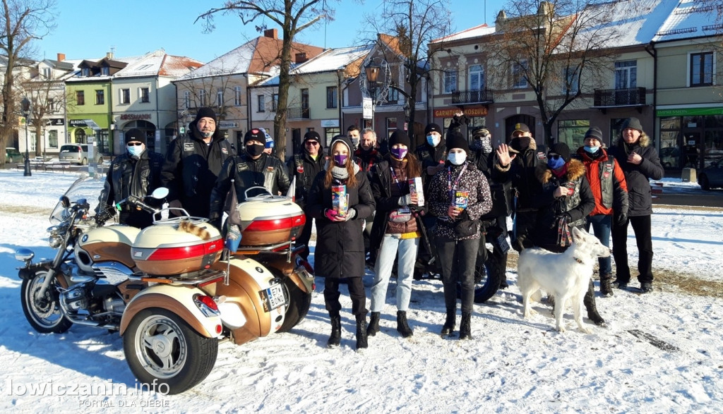 Łowicki Klub Motocyklowy No.16 też zagrał z WOŚP