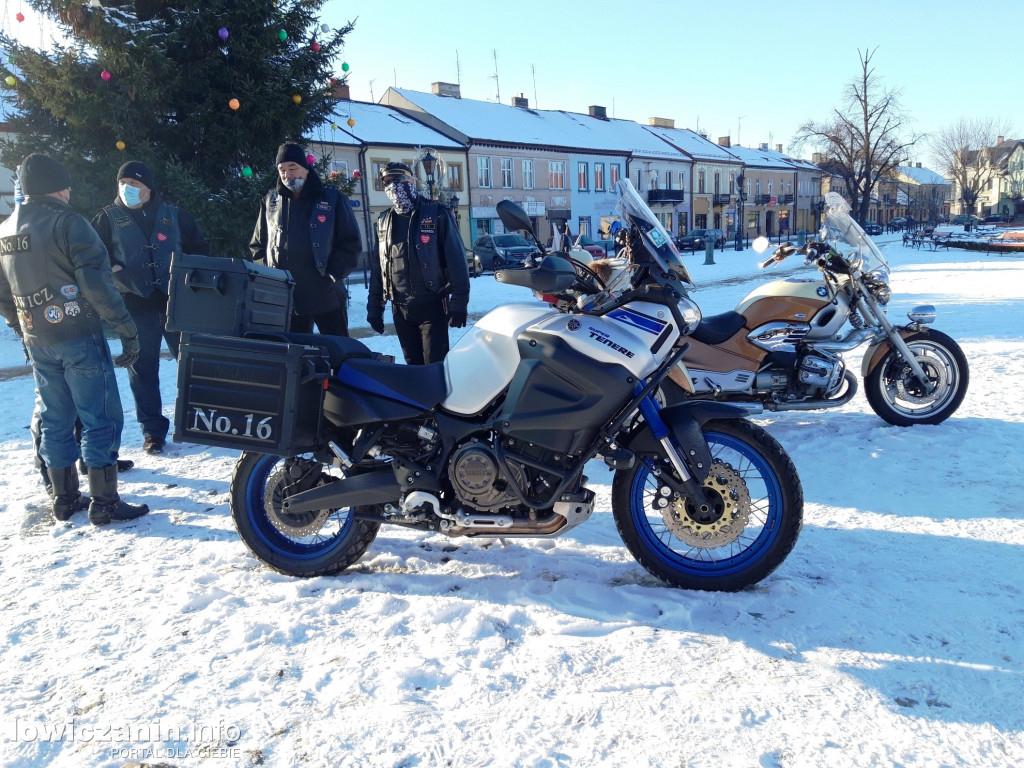 Łowicki Klub Motocyklowy No.16 też zagrał z WOŚP