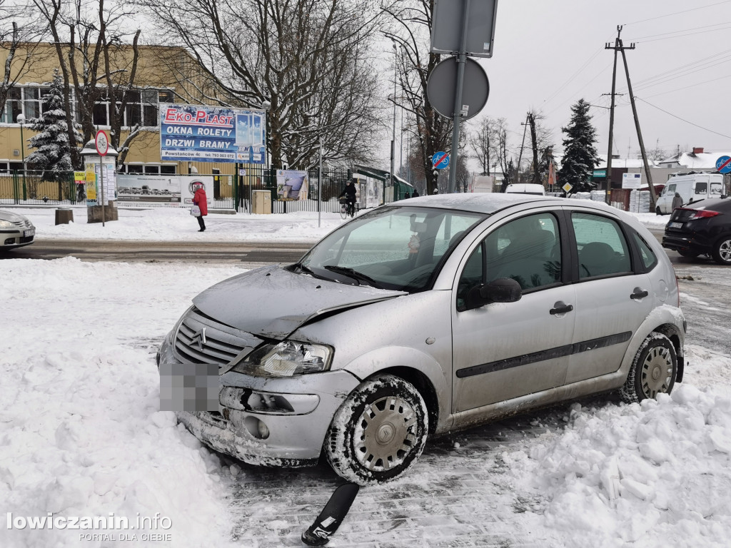 Kolizja na ul. Powstańców