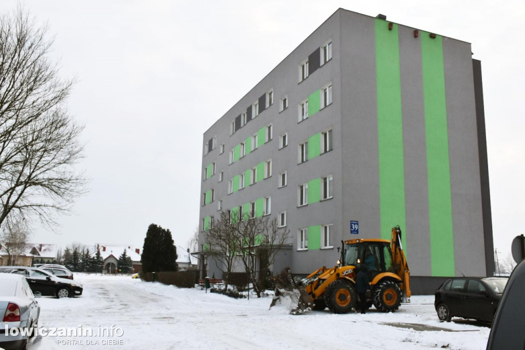 Odśnieżanie osiedli ŁSM
