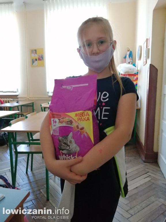 Akcja a okazji Dnia Kota w SP 2 w Łowiczu