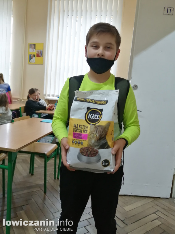 Akcja a okazji Dnia Kota w SP 2 w Łowiczu