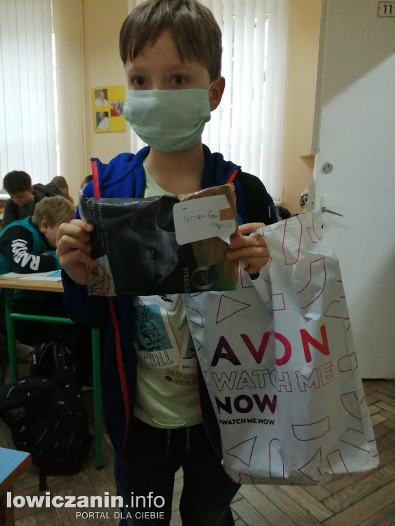 Akcja a okazji Dnia Kota w SP 2 w Łowiczu