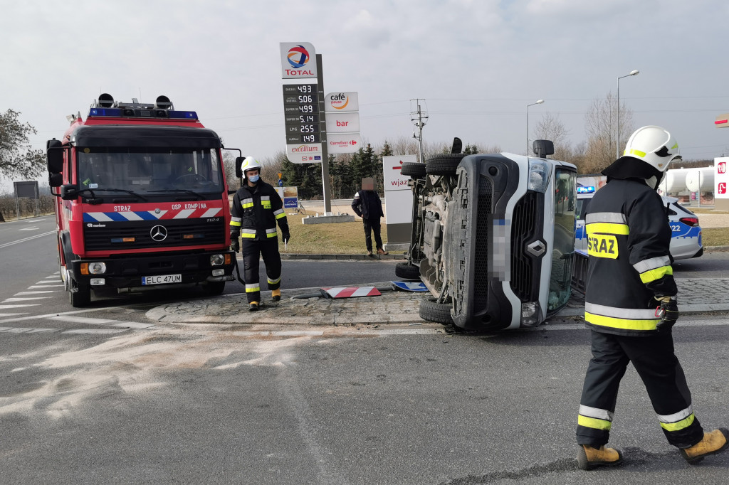 Kolejny wypadek w Kompinie