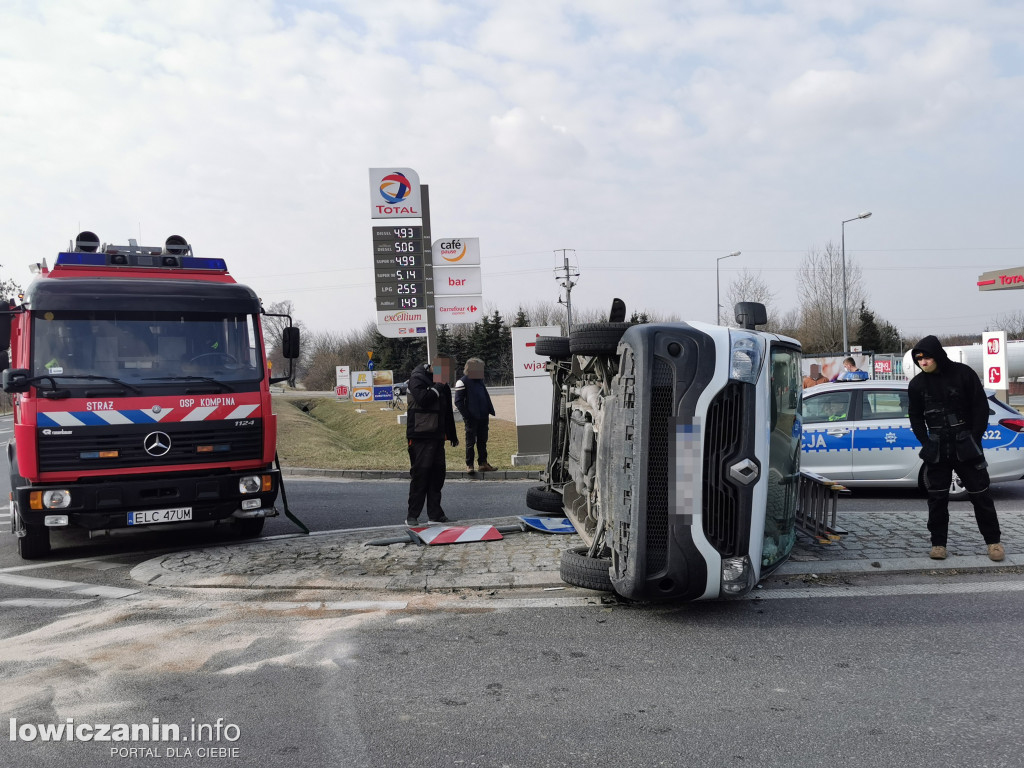Kolejny wypadek w Kompinie