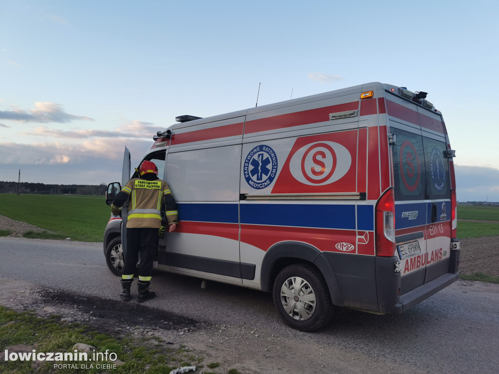 Wypadek z udziałem nietrzeźwego kierowcy