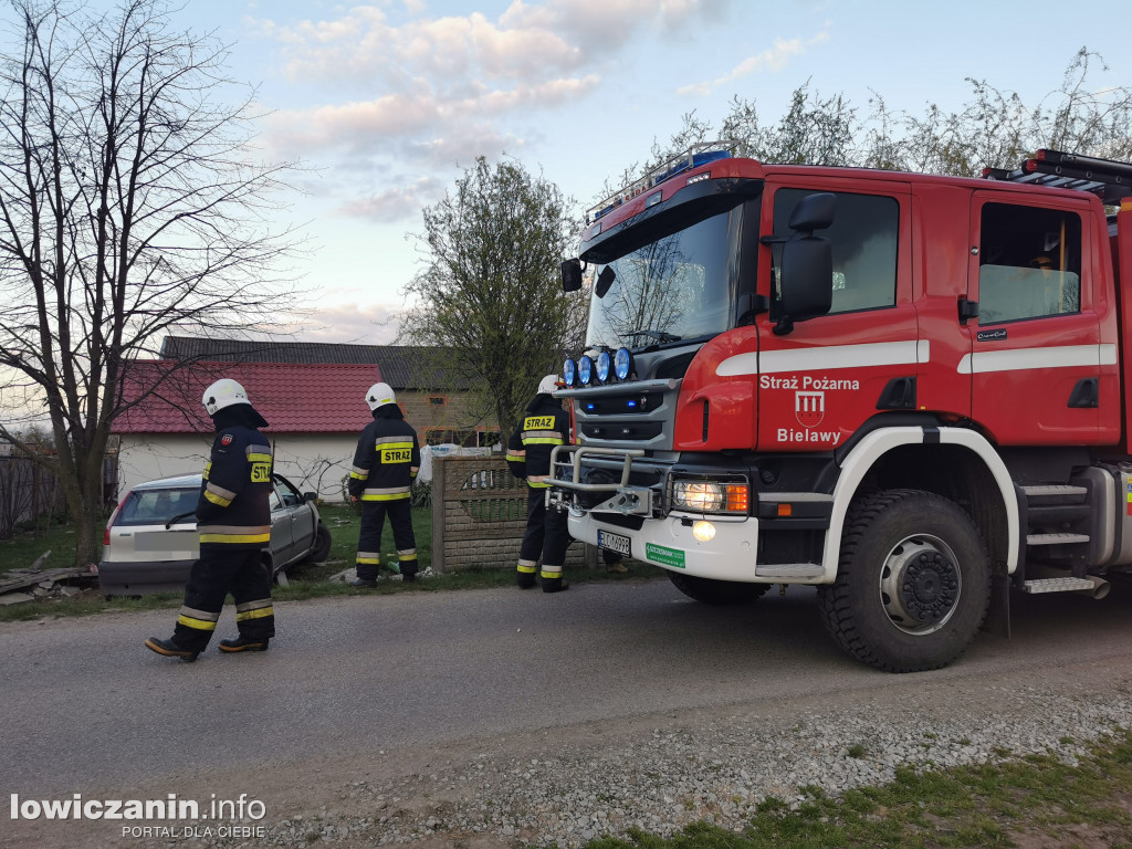 Wypadek z udziałem nietrzeźwego kierowcy
