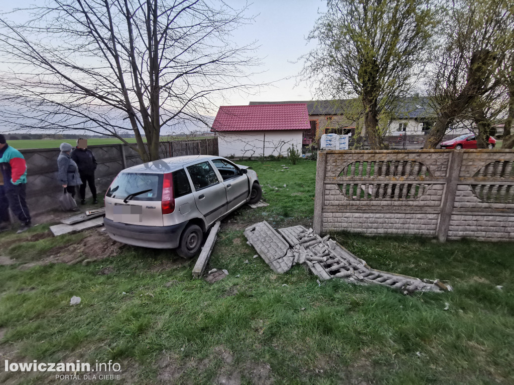 Wypadek z udziałem nietrzeźwego kierowcy
