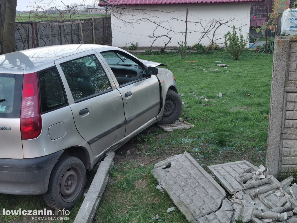 Wypadek z udziałem nietrzeźwego kierowcy