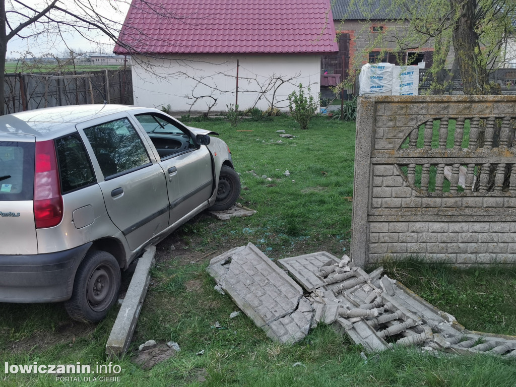 Wypadek z udziałem nietrzeźwego kierowcy
