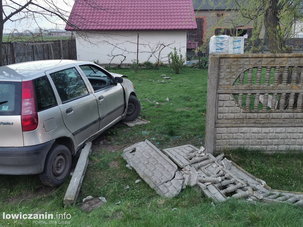 Wypadek z udziałem nietrzeźwego kierowcy
