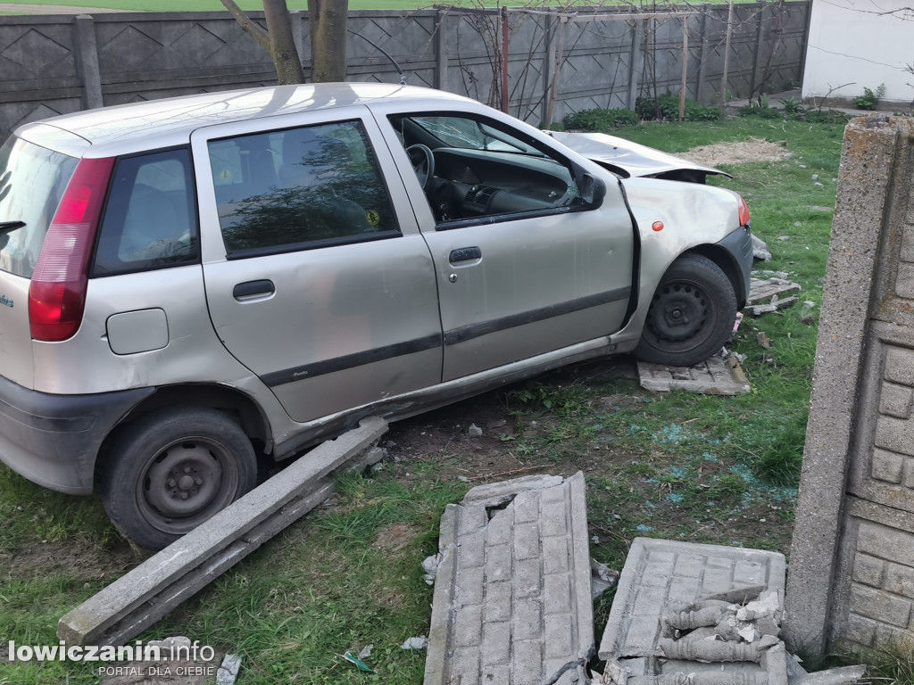 Wypadek z udziałem nietrzeźwego kierowcy