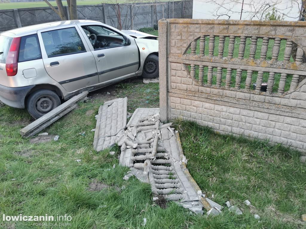 Wypadek z udziałem nietrzeźwego kierowcy