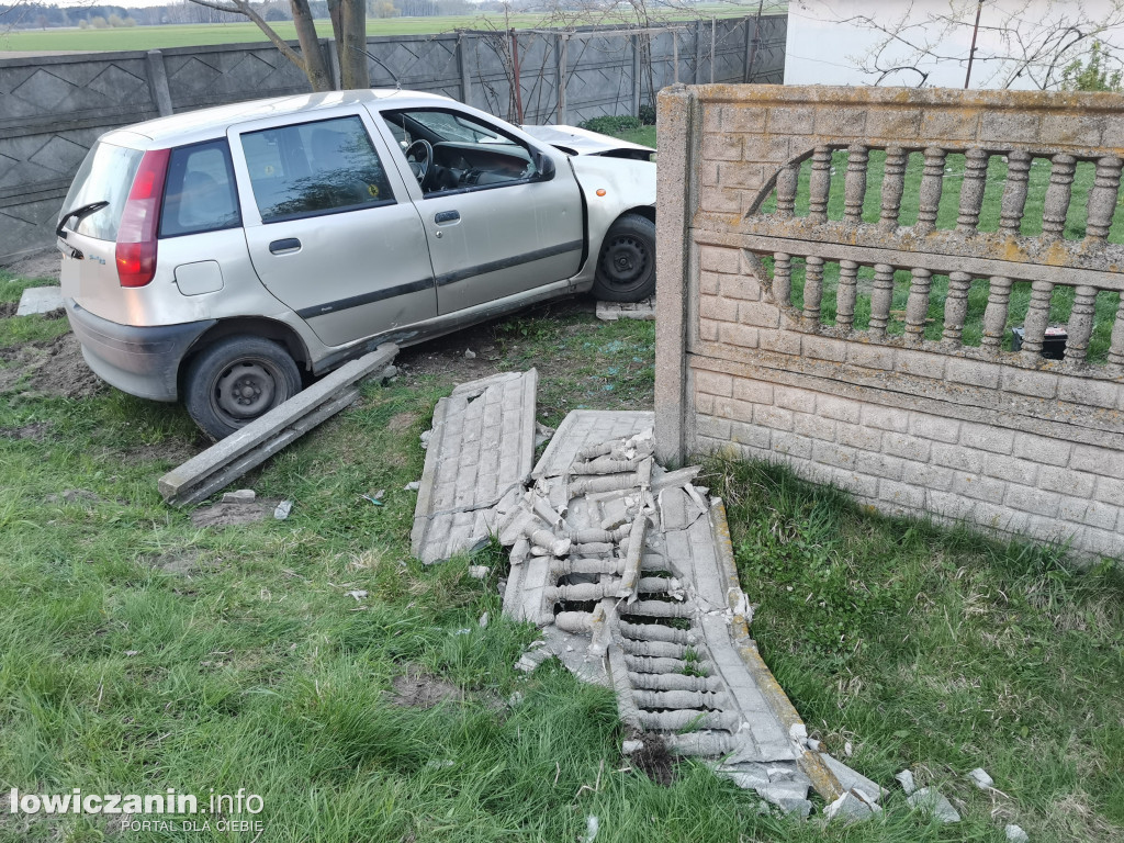Wypadek z udziałem nietrzeźwego kierowcy