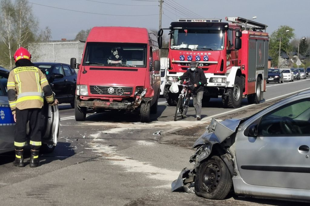 Wypadek na DK 70 w Mysłakowie