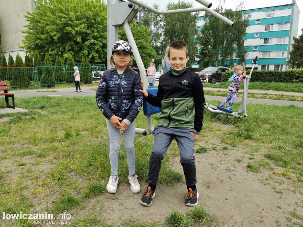 Dzień Dziecka na osiedlu Dąbrowskiego w Łowiczu