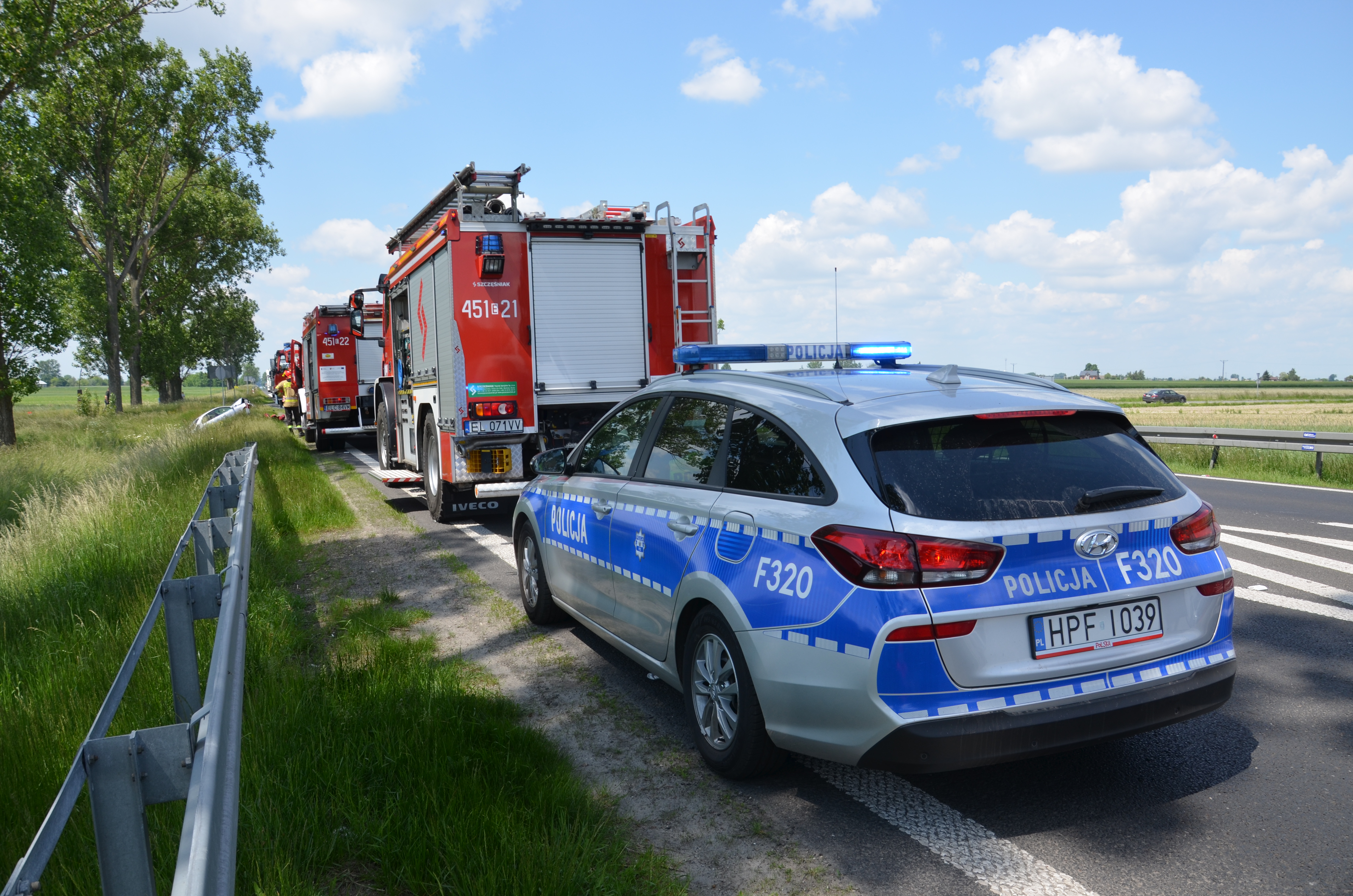 Wypadek na wysokości Bąkowa. Dwie osoby nie żyją