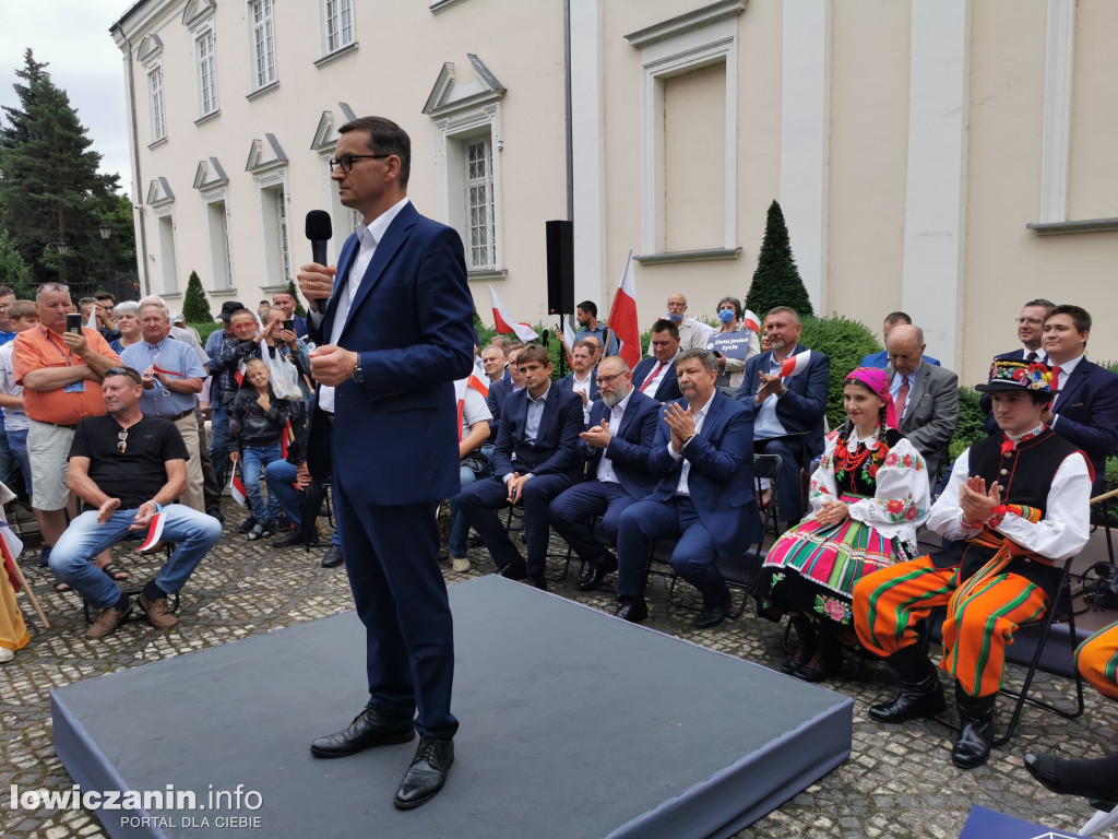 Premier Mateusz Morawiecki w Łowiczu