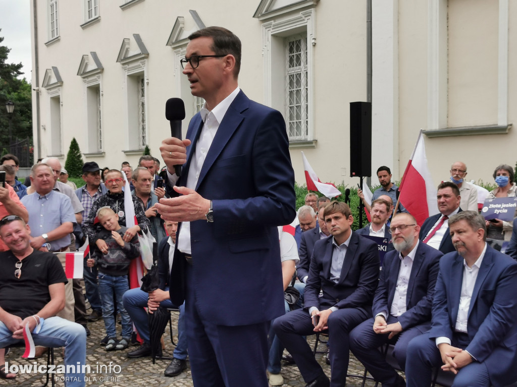 Premier Mateusz Morawiecki w Łowiczu