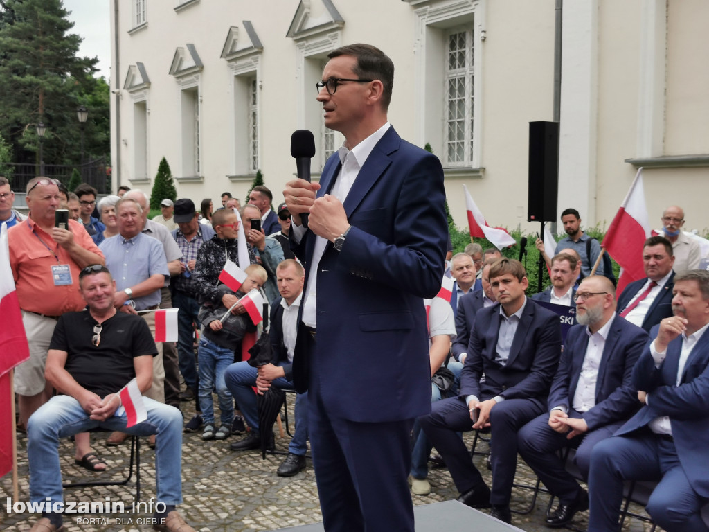Premier Mateusz Morawiecki w Łowiczu