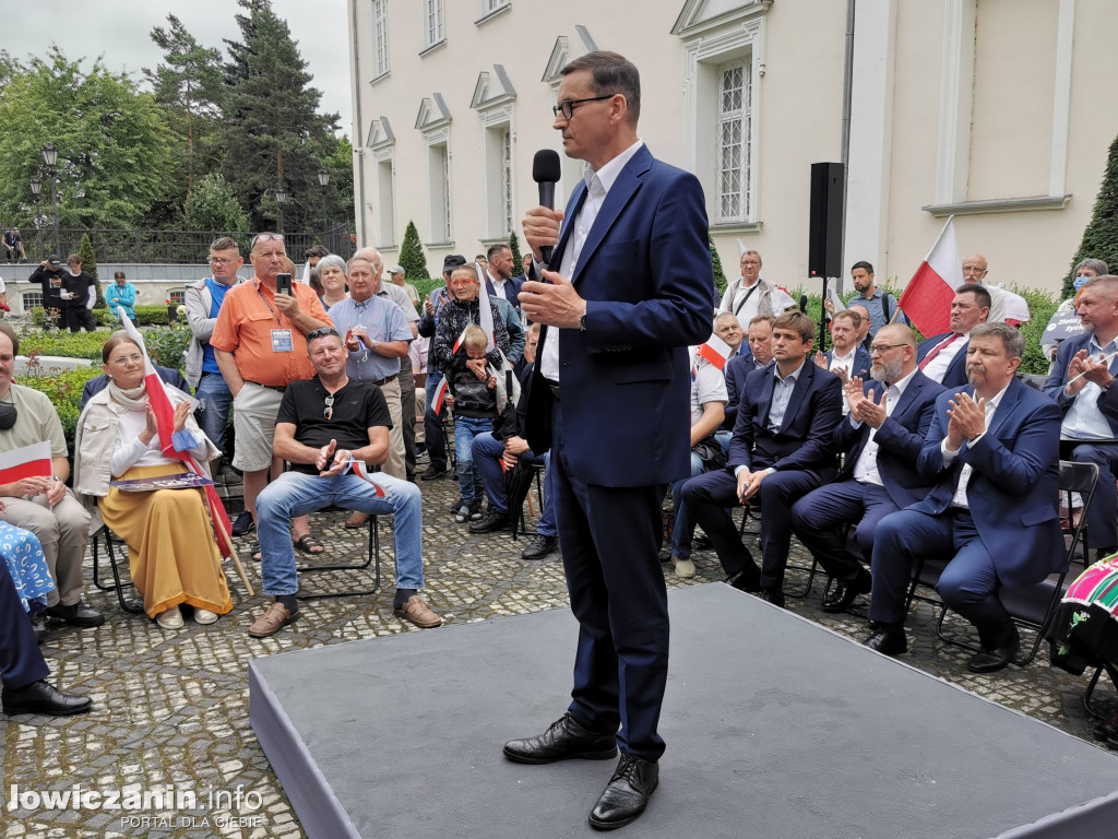 Premier Mateusz Morawiecki w Łowiczu