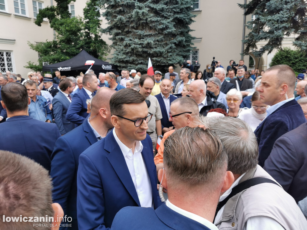 Premier Mateusz Morawiecki w Łowiczu