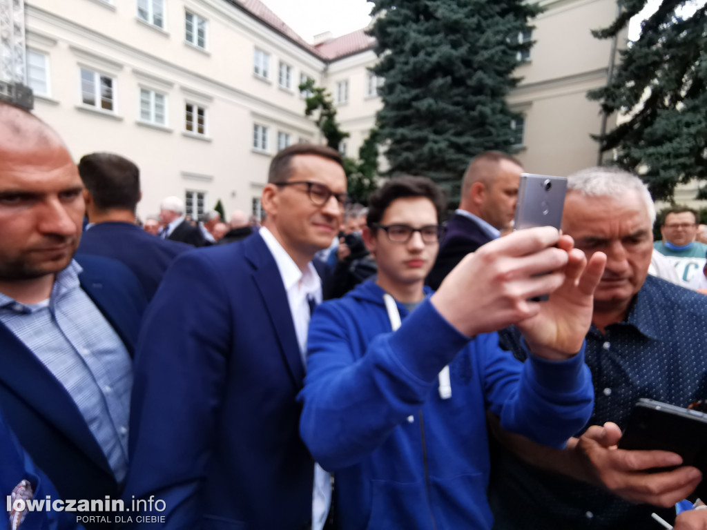 Premier Mateusz Morawiecki w Łowiczu