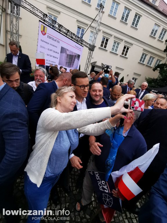 Premier Mateusz Morawiecki w Łowiczu