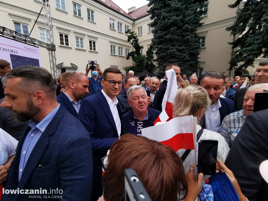 Premier Mateusz Morawiecki w Łowiczu