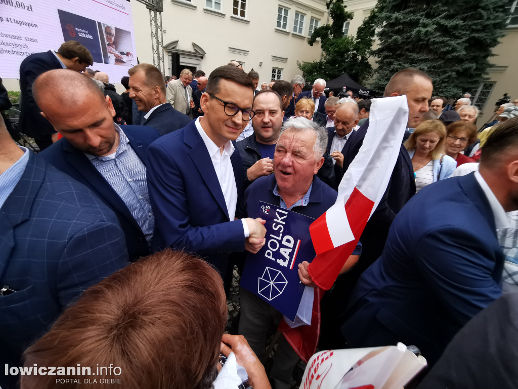 Premier Mateusz Morawiecki w Łowiczu