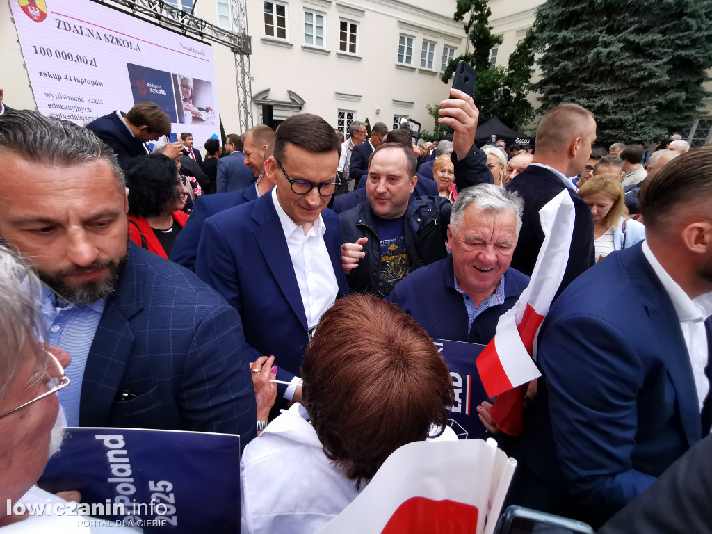 Premier Mateusz Morawiecki w Łowiczu