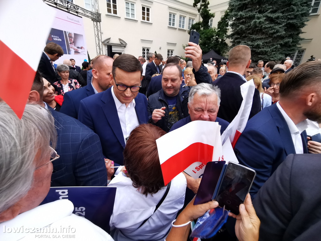 Premier Mateusz Morawiecki w Łowiczu