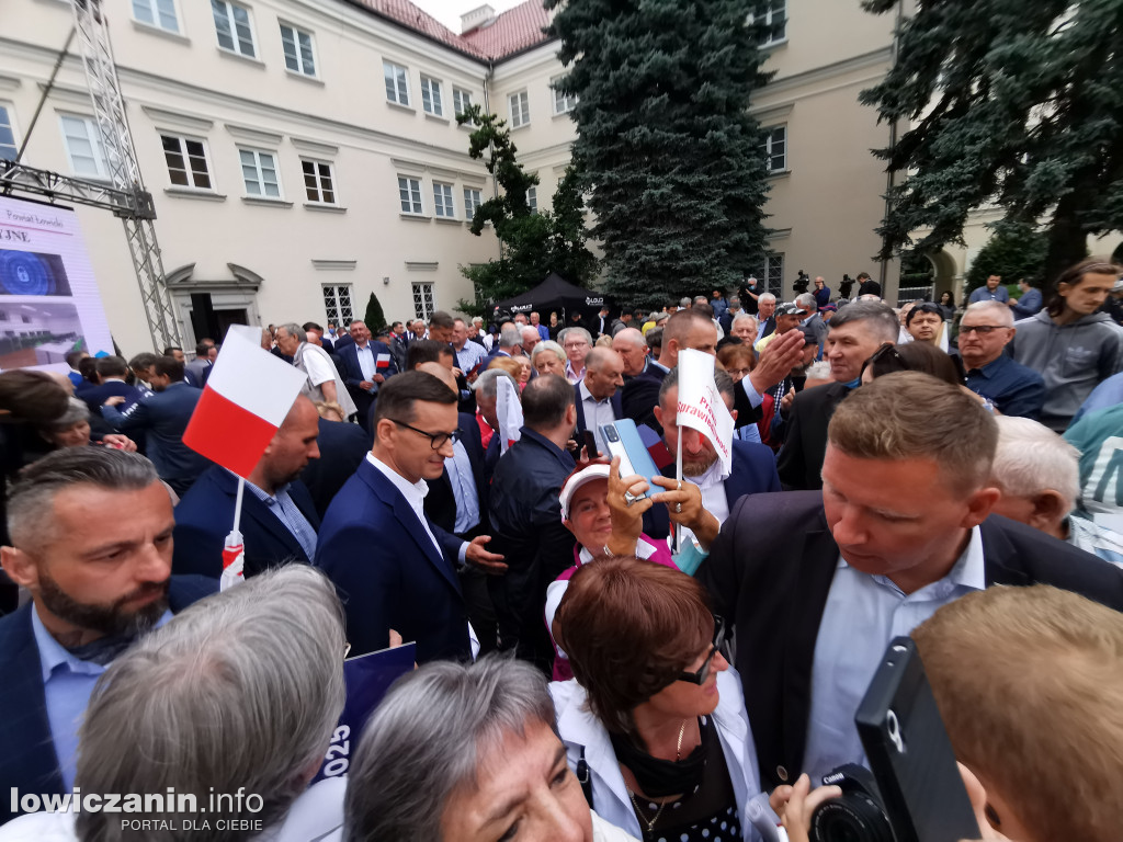 Premier Mateusz Morawiecki w Łowiczu