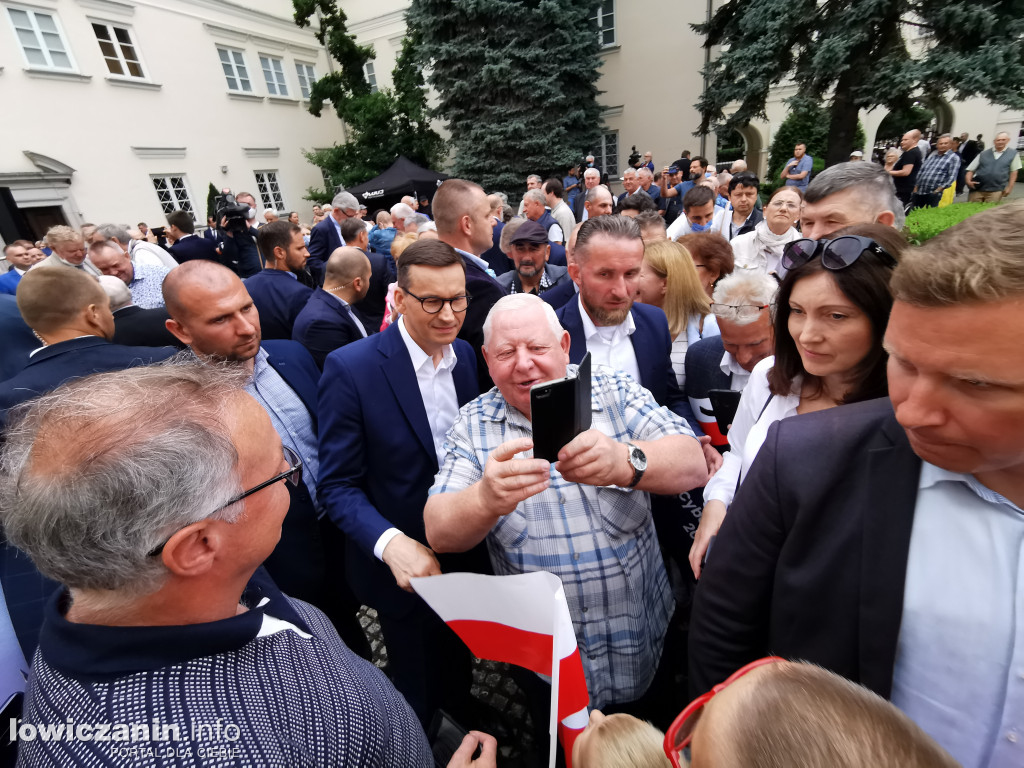 Premier Mateusz Morawiecki w Łowiczu