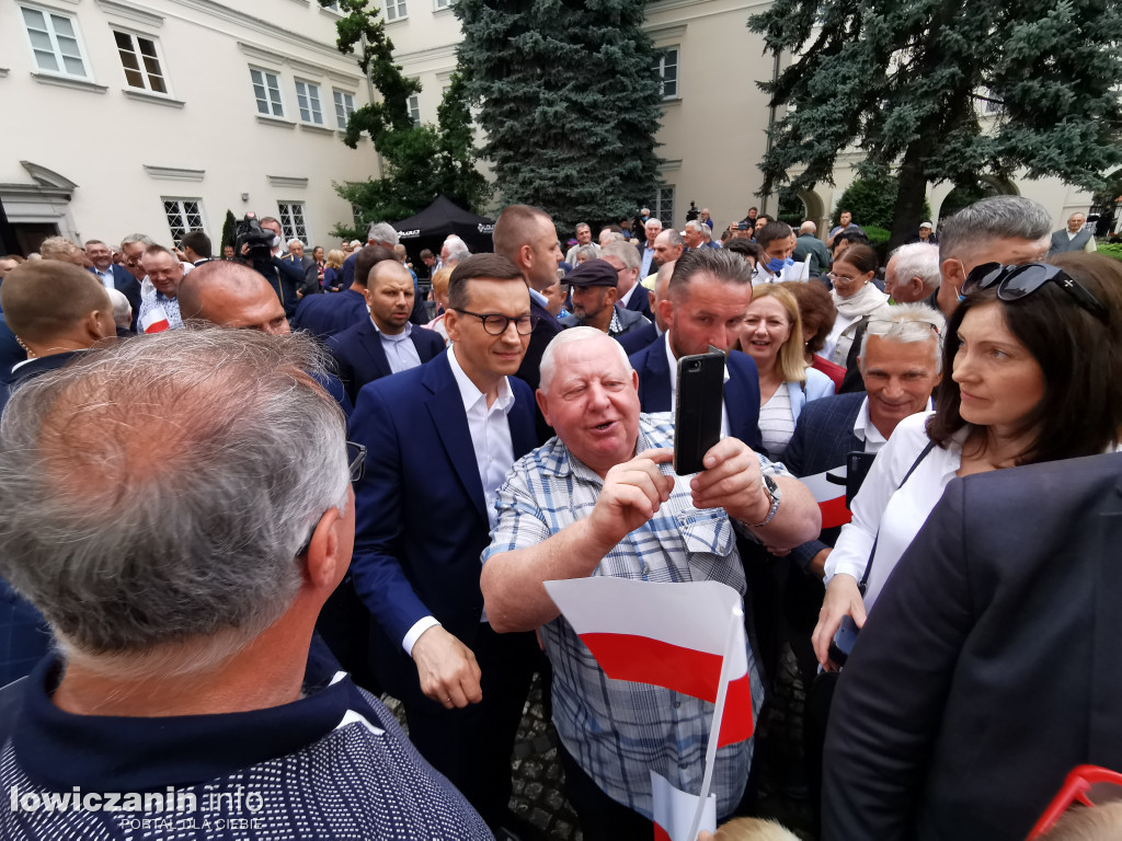 Premier Mateusz Morawiecki w Łowiczu