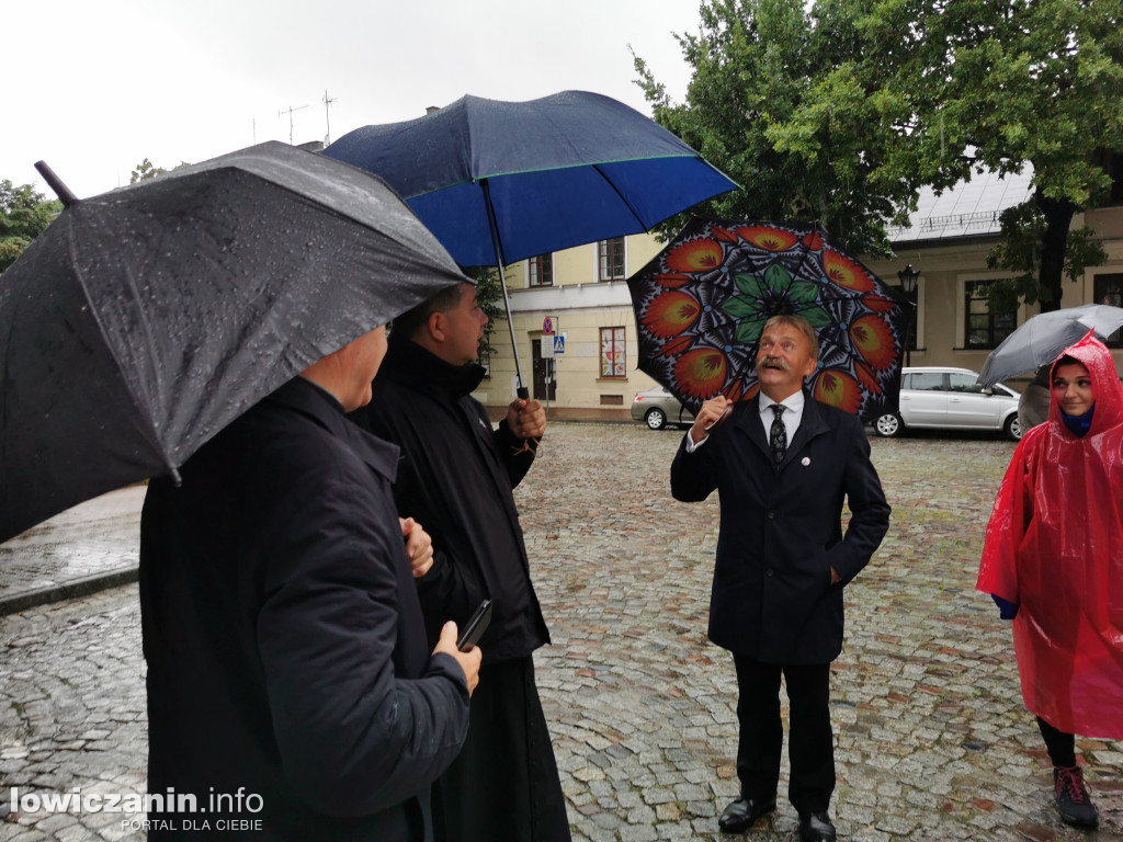 Wyjście pielgrzymki z Łowicza