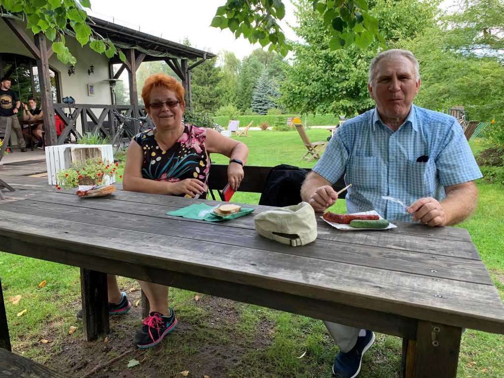 Spacer wzdłuż Bzury zakończył się w browarze