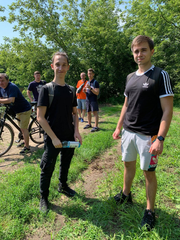 Spacer wzdłuż Bzury zakończył się w browarze