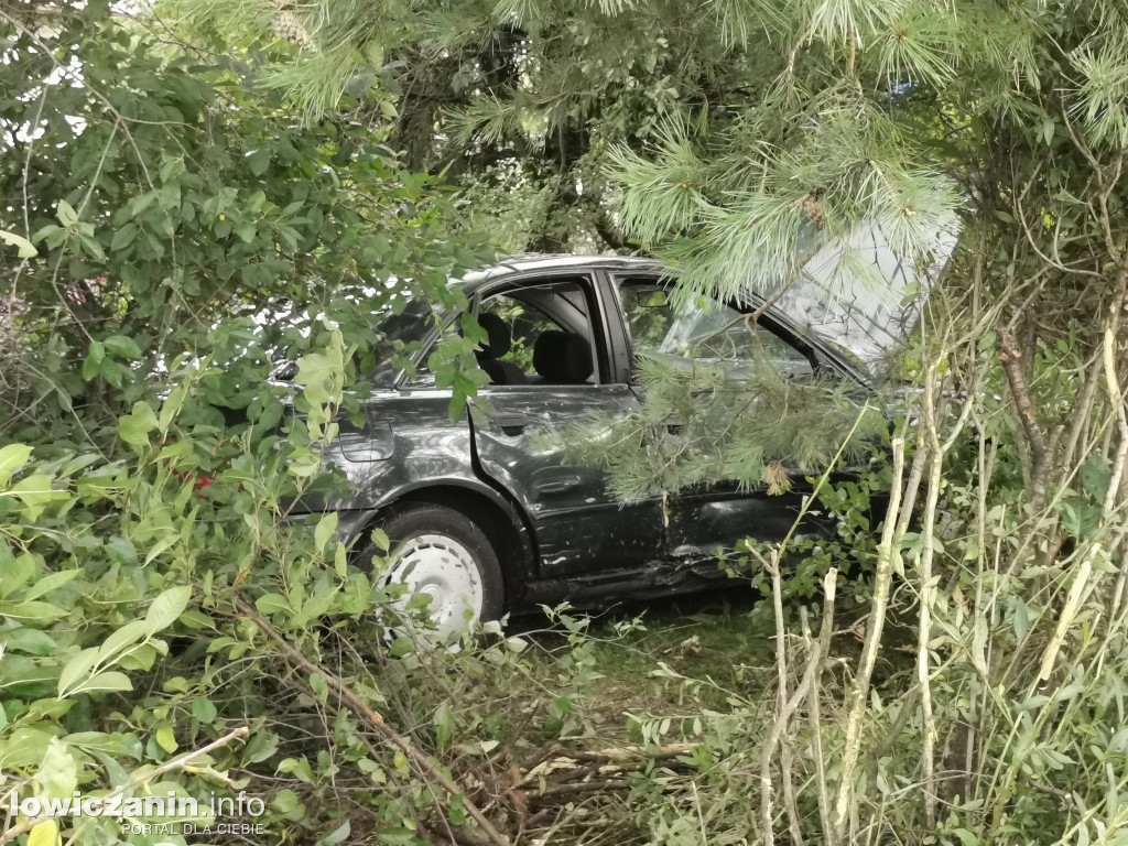Audi wjechało do ogrodu przy ul. Małszyce
