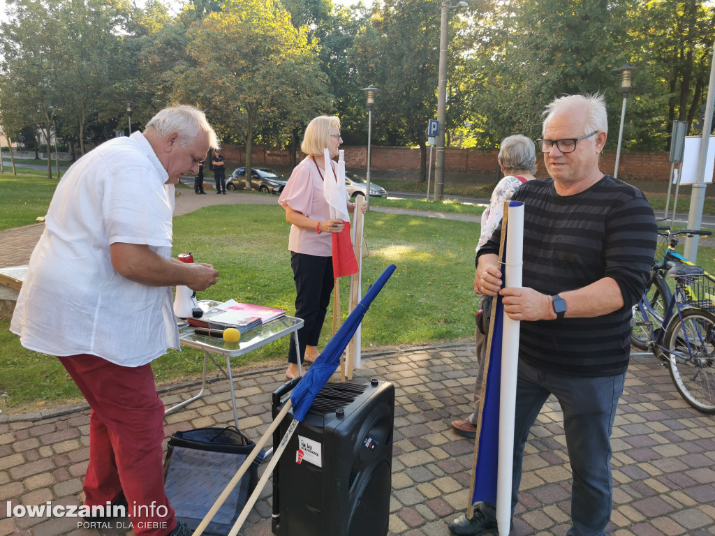 Protest w obronie wolnych mediów