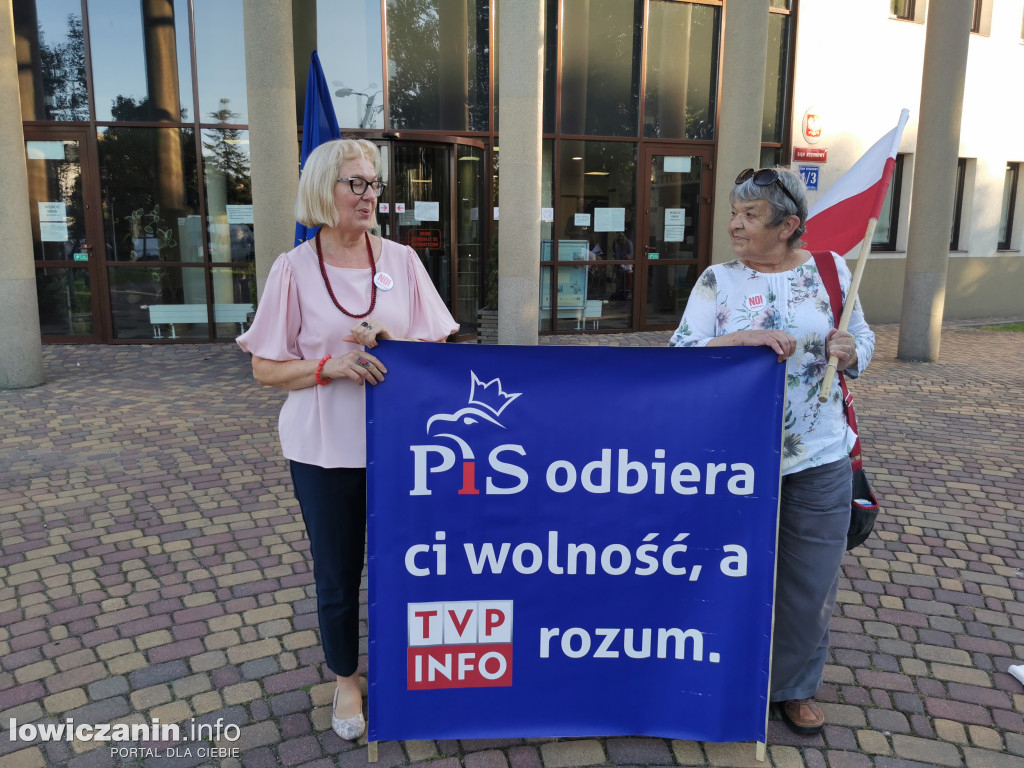 Protest w obronie wolnych mediów
