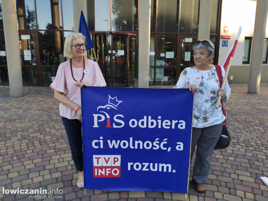 Protest w obronie wolnych mediów