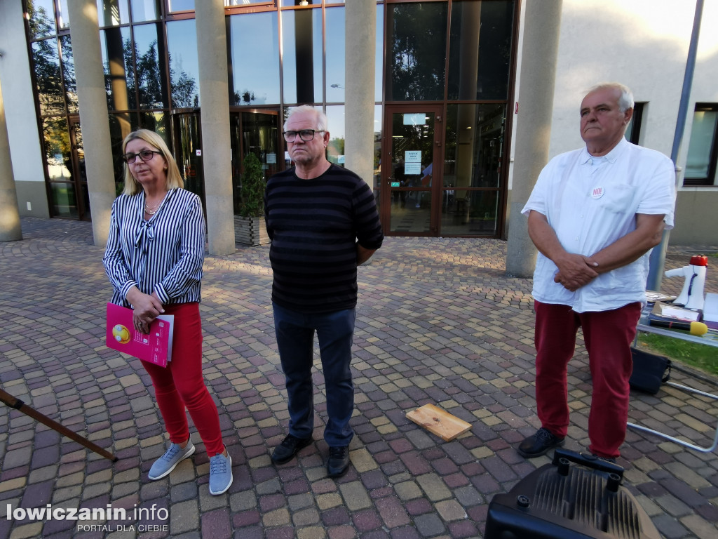 Protest w obronie wolnych mediów