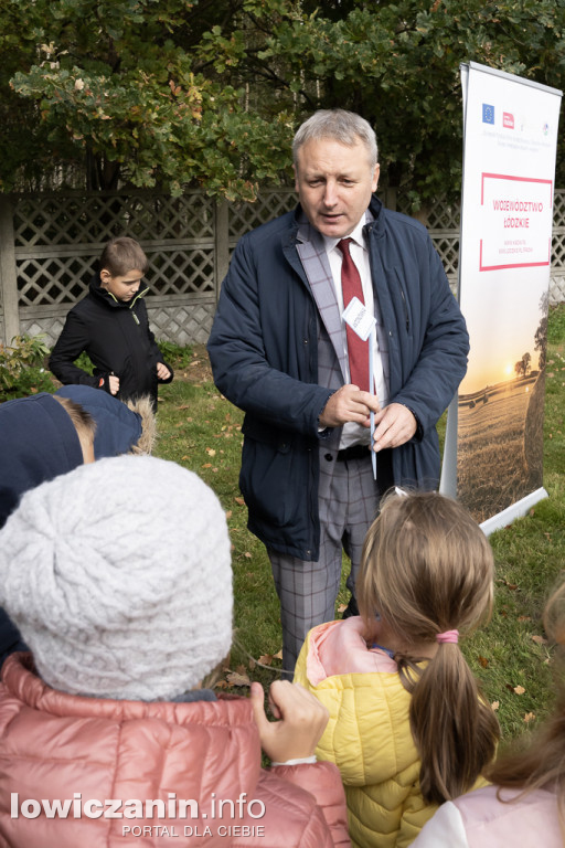 Sadzenie drzew przy szkołach w gminie Nieborów