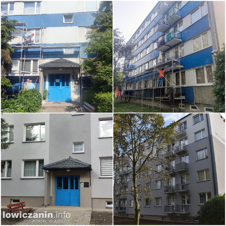 Docieplenie bloku nr 10 na Dąbrowskiego