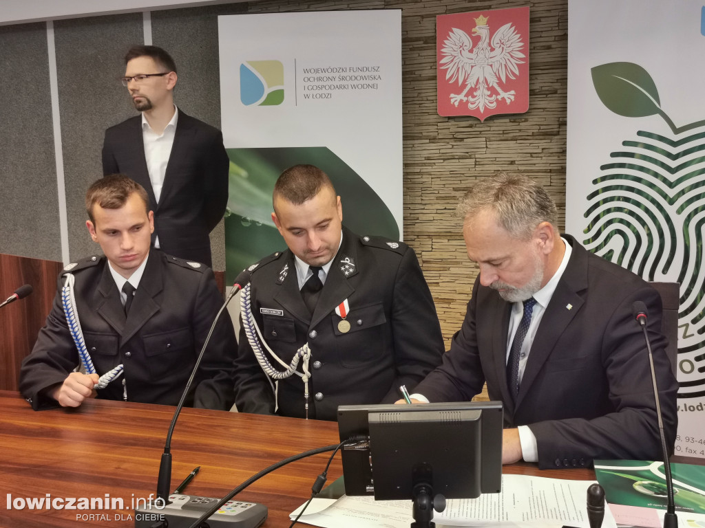 Podpisanie umów na dofinansowanie dla OSP