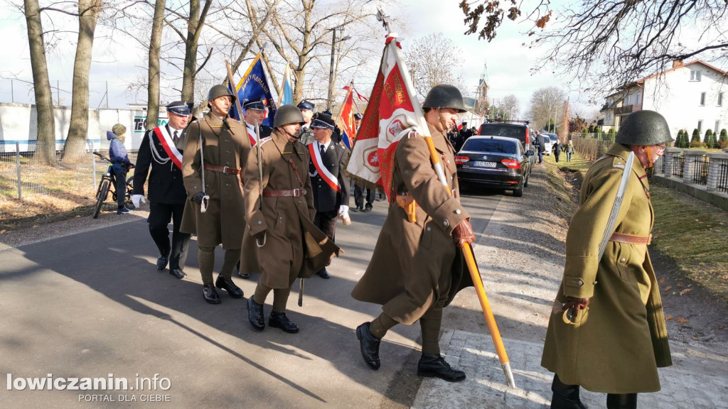 Otwarcie po remoncie cmentarza wojennego w Kompinie.