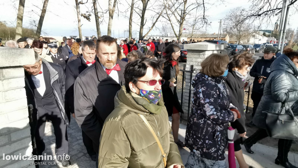 Otwarcie po remoncie cmentarza wojennego w Kompinie.