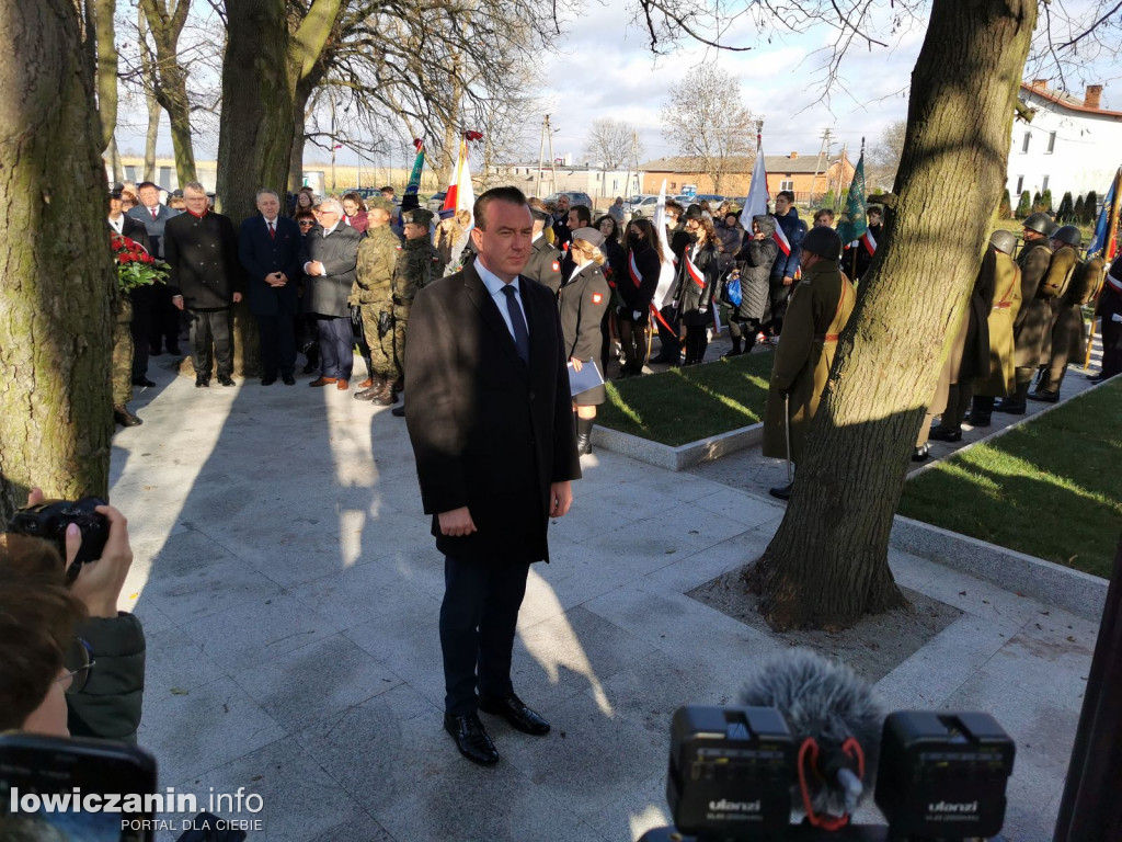 Otwarcie po remoncie cmentarza wojennego w Kompinie.