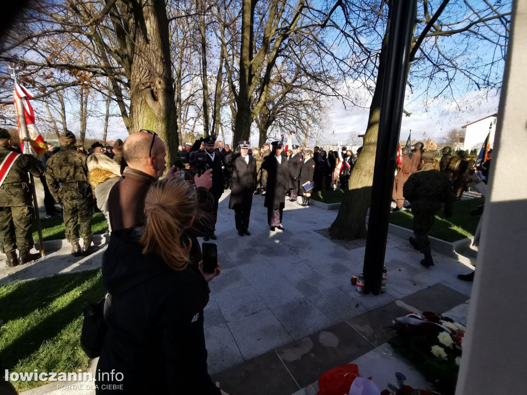 Otwarcie po remoncie cmentarza wojennego w Kompinie.